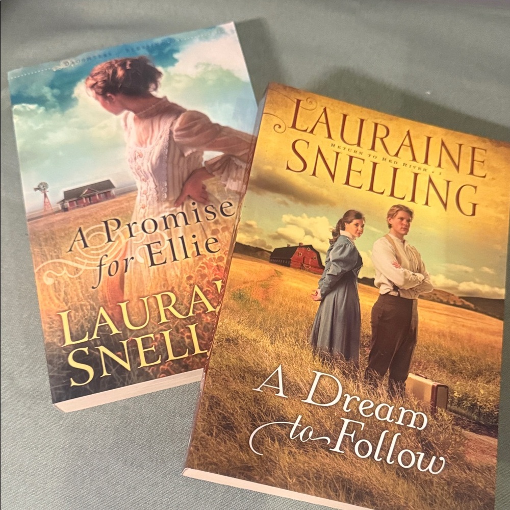A Dream to Follow and A Promise for Ellie Books by Lauraine Snelling